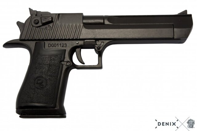 Denix, Replika Desert Eagle Pistol, Black, Usa / Israel