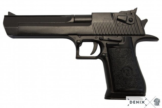 Denix, Replika Desert Eagle Pistol, Black, Usa / Israel