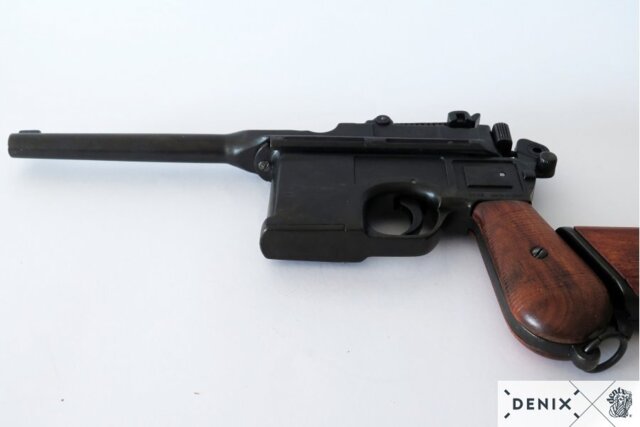 Denix, Replika Mauser C96 Pistol, Riffel Kolbe, Tyskland 1896
