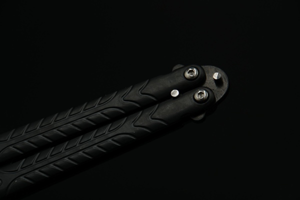 Albainox, Butterfly Kniv Til Træning - Blacksteel - Samling