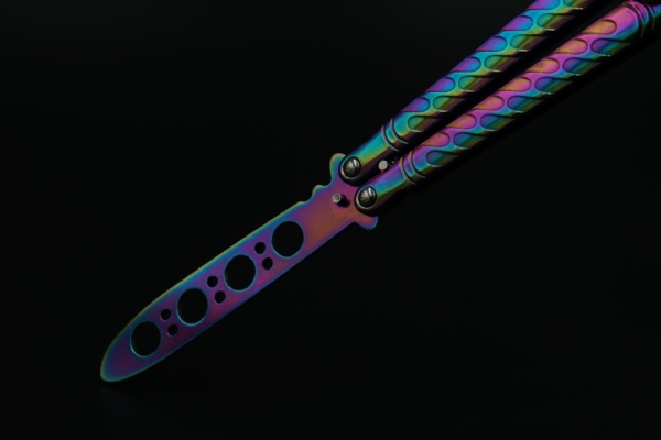 Albainox, Butterfly Kniv Til Træning - Rainbow IIII - Klinge
