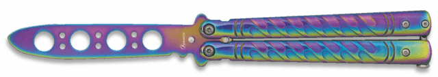Albainox, Butterfly Kniv Til Træning - Rainbow IIII