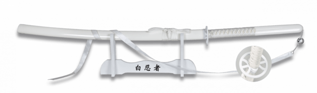 Tole10, White Ninja Katana, Kulstof Klinge