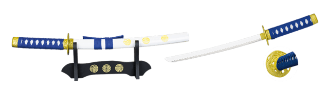 Tole10, Mini Katana, Blue Med Stander