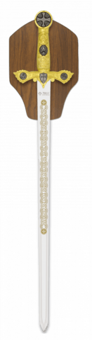 Tole10, Dekorativt Tempelridder Sværd, Alba