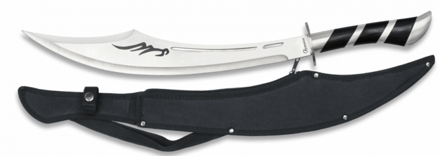 Tole10, Fantasy Scimitar Sværd Med Skede