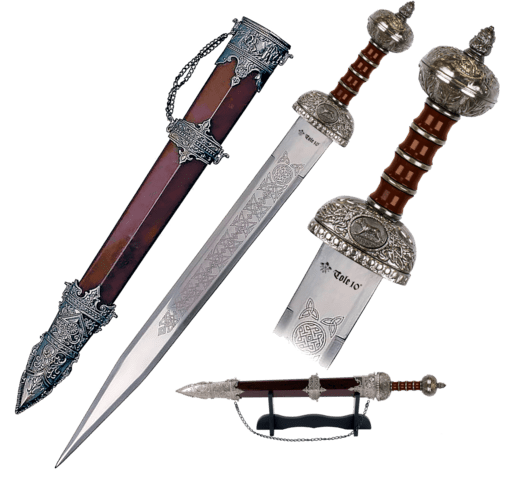 Tole10, Ornamentalt Sværd Med Stander