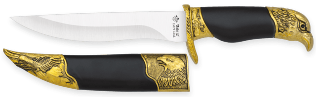 Tole10, Dekorativ Golden Eagle Dagger Med Skede