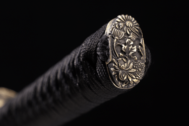 WKC, Pheonix Katana, Differential Hærdet Kulstof Klinge - Kashira