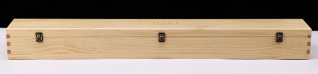 WKC, Practical Yuga Katana, Springstål - Eksklusiv Træ Æske