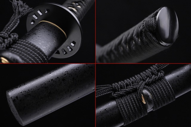 WKC, Practical Yuga Katana, Springstål - Saya - Tsuba- Kashira