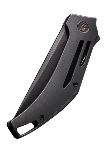 We Knife, Speedliner Titan Foldekniv, All Black - Lukket Venstre Side