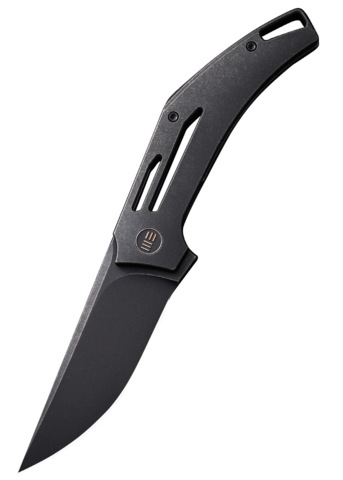 We Knife, Speedliner Titan Foldekniv, All Black - Venstre Side