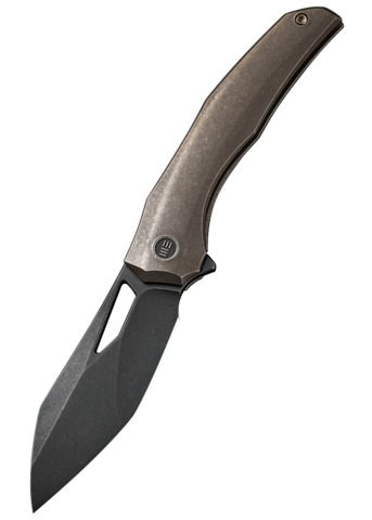 We Knife, Ignio Foldekniv, Titanium Bronze - Venstre Side