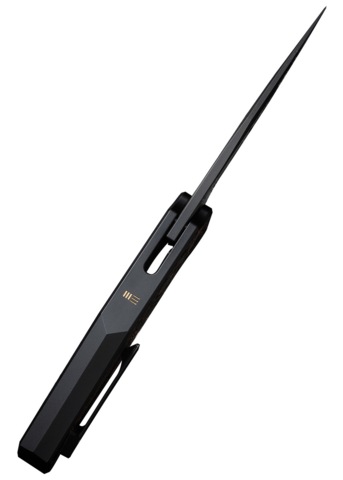 We Knife, OAO (One And Only) Foldekniv, Sort Titanium Kobber Foil - Kniv Ryg