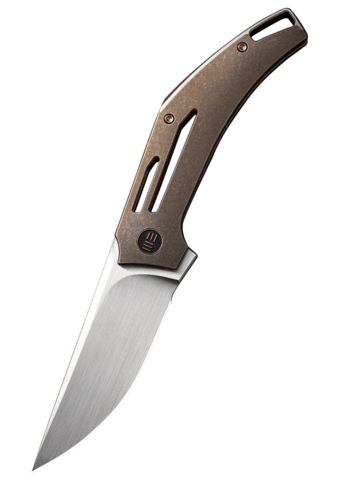 We Knife, Speedliner Foldekniv, Titan Bronze Satin - Venstre Side