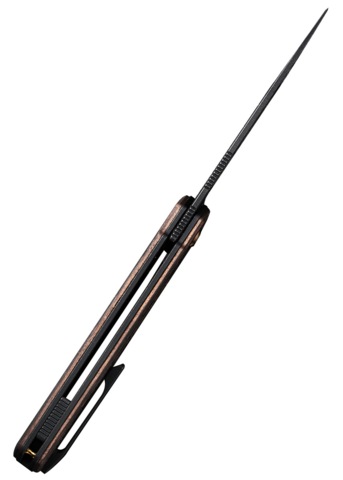 We Knife, Navo Foldekniv, Kobber Foil CF - Kniv Ryg