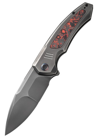We Knife, Hyperactive Foldekniv, Vanax Titanium og Carbonfiber - Venstre Side