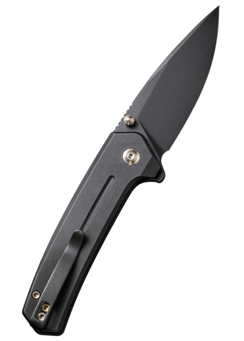 We Knife, Culex Foldekniv, Titanium Sort - Højre Side - Bælteclips
