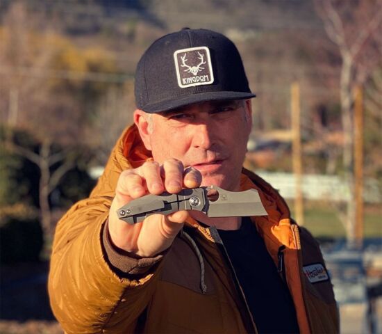 Spyderco, Stovepipe Foldekniv, Titanium