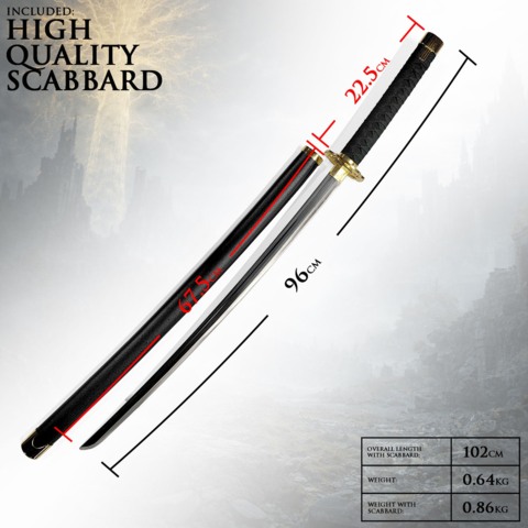 S&M, Nagakiba Katana, Yura's Sværd, Elden Ring - Mål