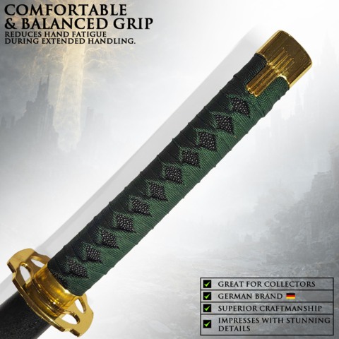 S&M, Nagakiba Katana, Yura's Sværd, Elden Ring - Tsuka - Kashira