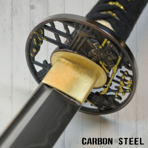 S&M, Katana Med Komplet Kit - Tsuba - Habaki