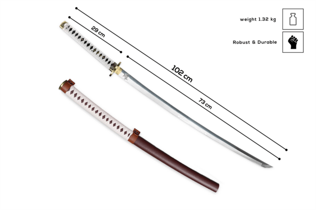 S&M, Michonne's Katana, The Walking Dead, Håndsmedet