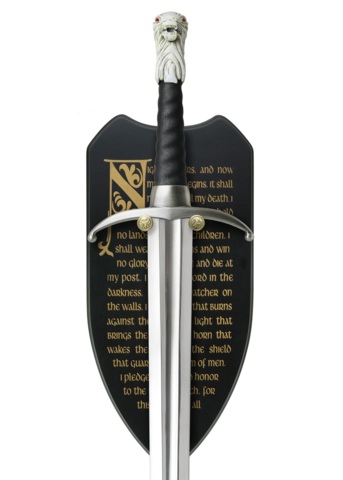 Valyrian Steel, GoT, Jon Snow's Sværd Longclaw - Vægbeslag