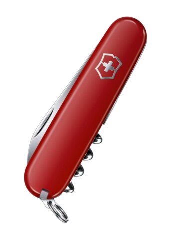Victorinox, Waiter Schweizer Kniv, Rød, 9 Funktioner - Lukket