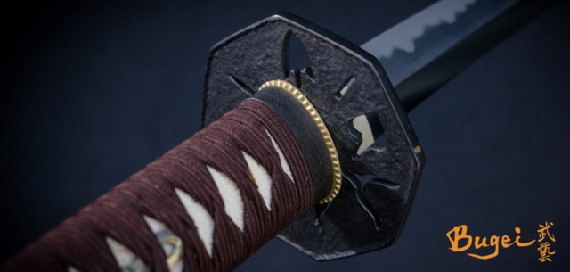 Bugei, Armorer's Katana, 72.39 cm Klinge, 27.94 cm Greb - Tsuba