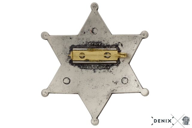Denix Sheriffstjerne, Grand County, Nikkel - Bagside