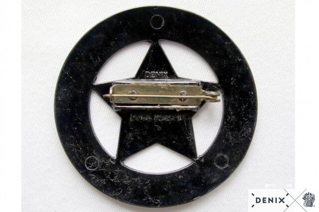 Denix, US Deputy Marshal Stjerne Badge, Grå - Bagside