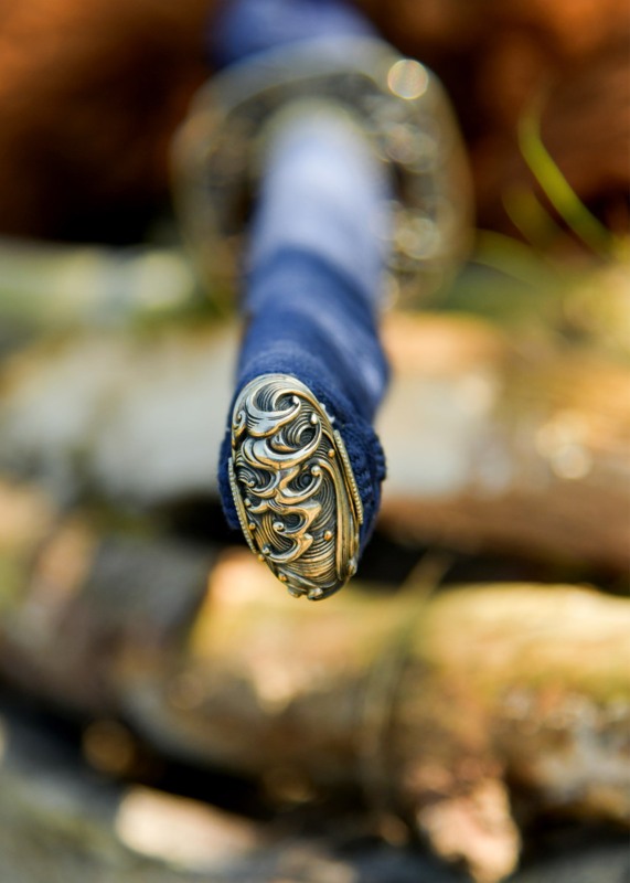Dragon King Sea Wave Katana - Kashira