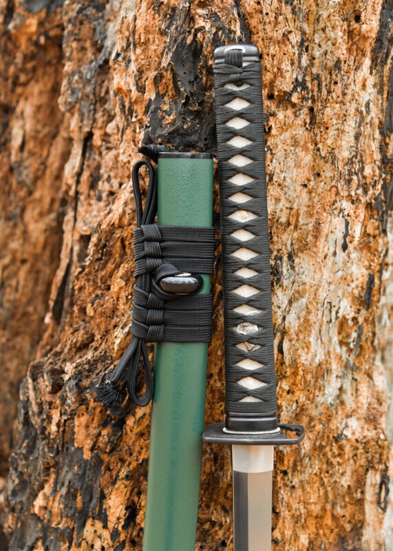 Dragon King Summer Lotus Katana - Tsuka og Sageo