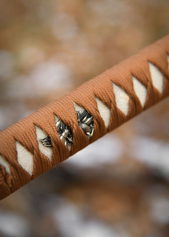Dragon King Autumn Leaf Katana Forged - Menuki