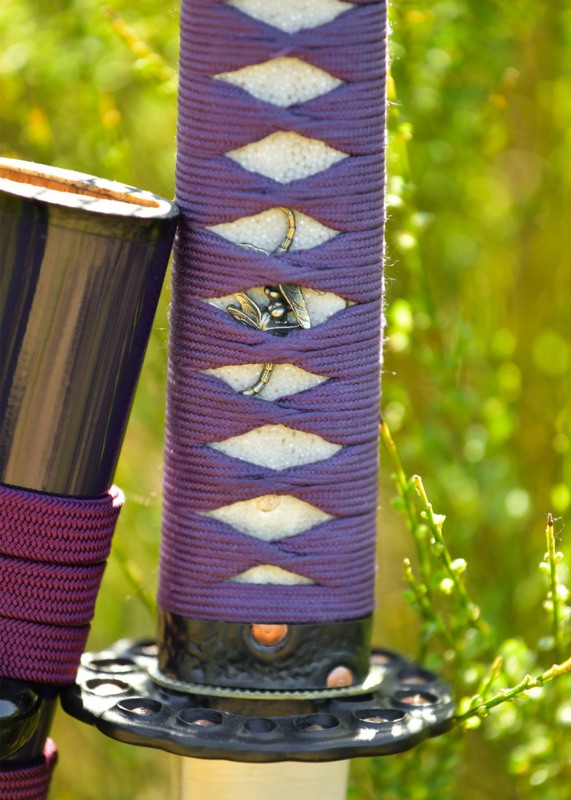 Dragon King Lotus Seed Katana - Menuki