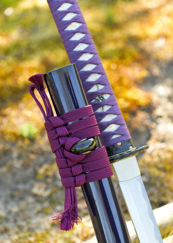 Dragon King Lotus Seed Katana - Sageo