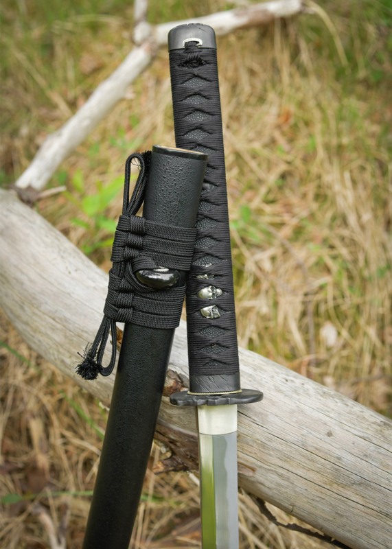 Dragon King Shi Katana - Tsuka og Sageo