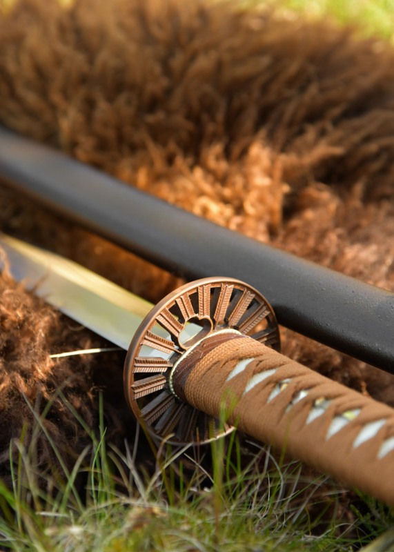 Dragon King Fletching Katana - Tsuba