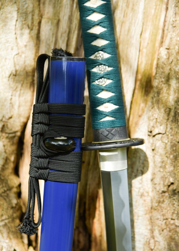 Dragon King War Horse Katana - Tsuka og Sageo