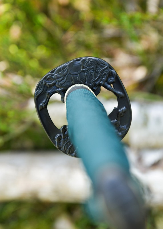 Dragon King War Horse Katana - Tsuba