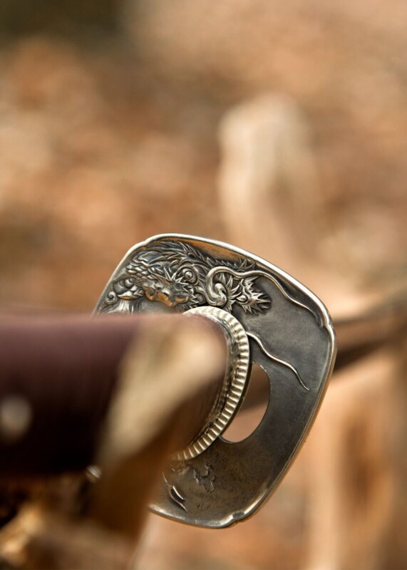 Dragon King Tatsumaki Katana - Tsuba