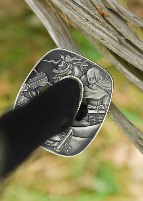 Dragon King Kawanakajima Katana - Tsuba