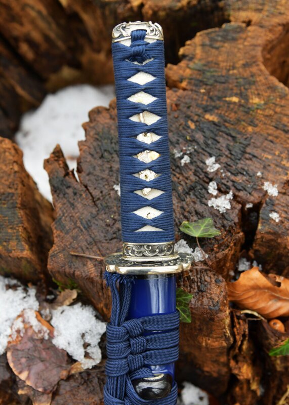 Dragon King Sea Wave Wakizashi - Tsuka