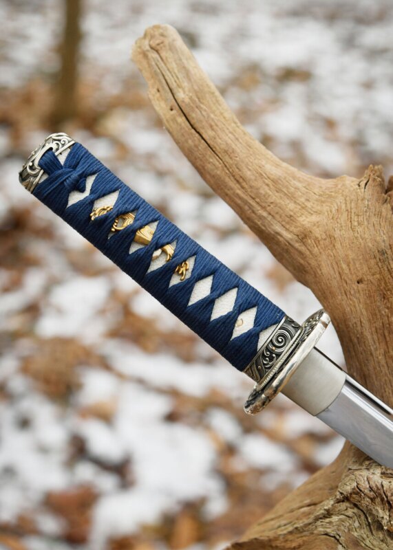 Dragon King Sea Wave Wakizashi - Tsuka