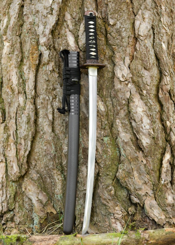 Dragon King Pine Crane Wakizashi