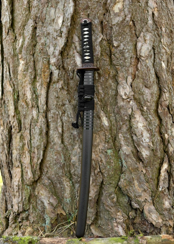 Dragon King Pine Crane Wakizashi