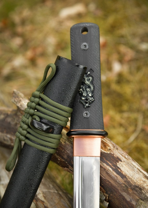Dragon King Modern Tanto Bo-Hi - Tsuka