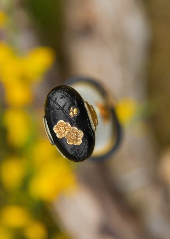 Dragon King Baika Tanto – Plum Blossom - Kashira